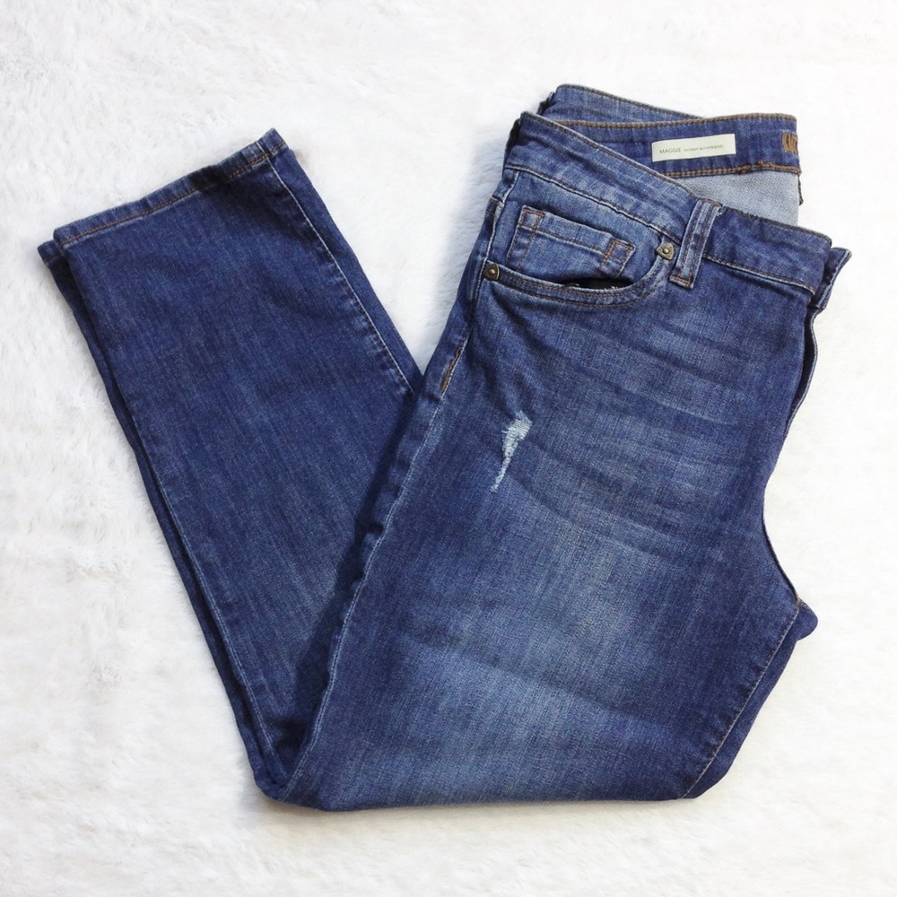 Kut from the Kloth Maggie Boyfriend Skinny Jeans